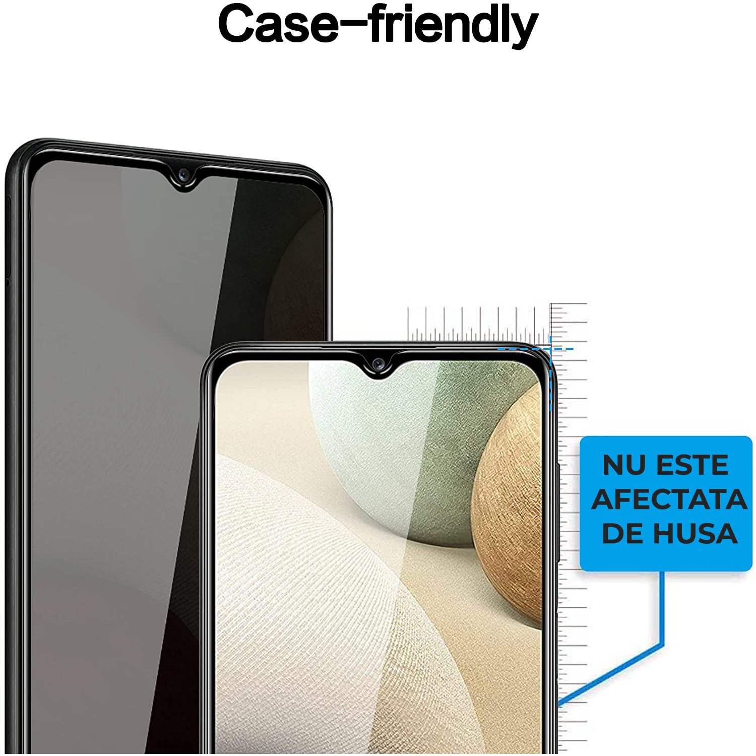 Folie Sticla Privacy Daden MaxProtection pentru Samsung A14, Full Cover, Protectie Profesionala, Ultra Rezistenta, Calitate Premium