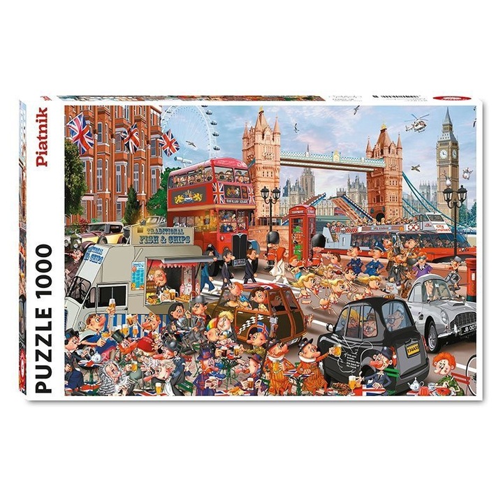 Piatnik - Puzzle François Ruyer: London - 1 000 darab