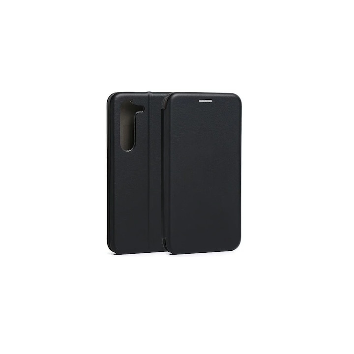 Husa Flip Cover Magnetic compatibila cu, Samsung Galaxy S23 Plus, Negru