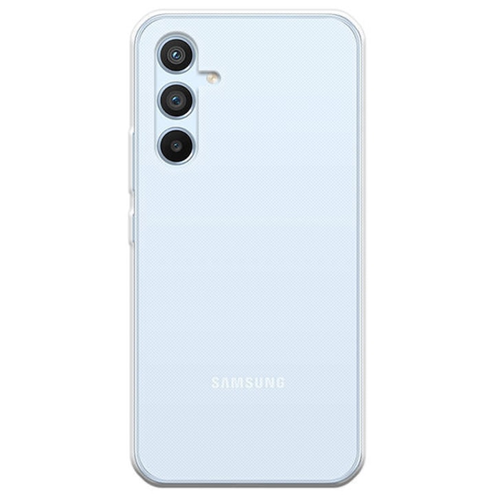 Прозрачен калъф, съвместим със Samsung Galaxy A54 5G, Slim fit, Anti-slip, Минималистичен дизайн, 1 mm
