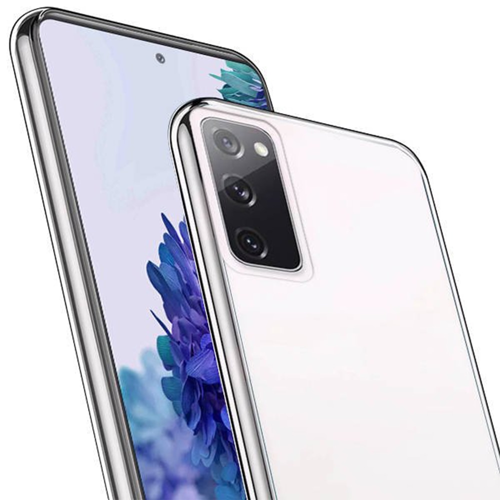 Husa Transparenta compatibila cu Samsung Galaxy S20 FE, Slim fit, Anti-alunecare, Design minimalist, 1 mm