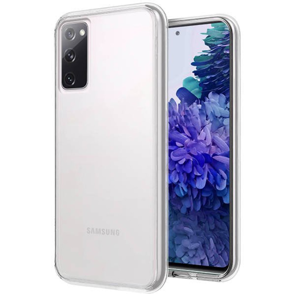 Husa Transparenta compatibila cu Samsung Galaxy S20 FE, Slim fit, Anti-alunecare, Design minimalist, 1 mm