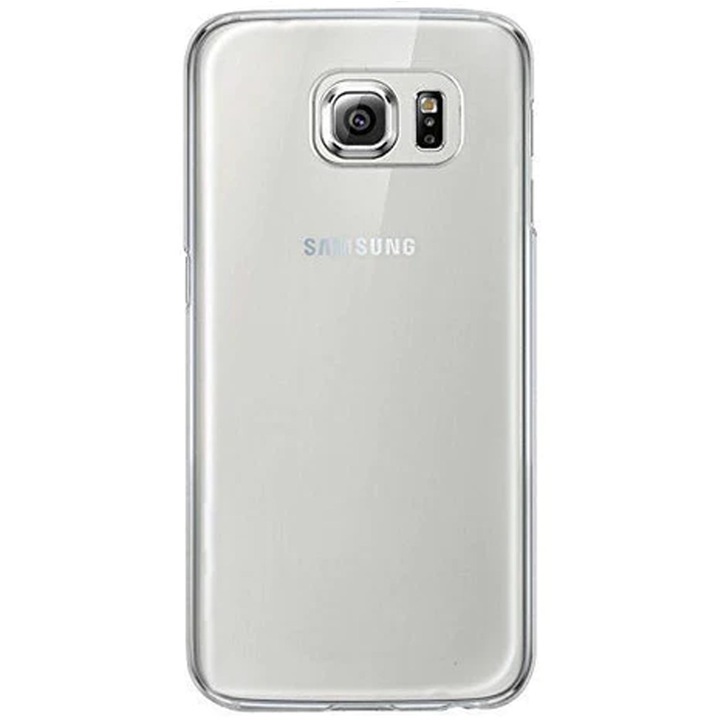 Калъф, съвместим със Samsung Galaxy S7 Edge, Slim fit, Anti-slip, Минималистичен дизайн, 1 mm, прозрачен
