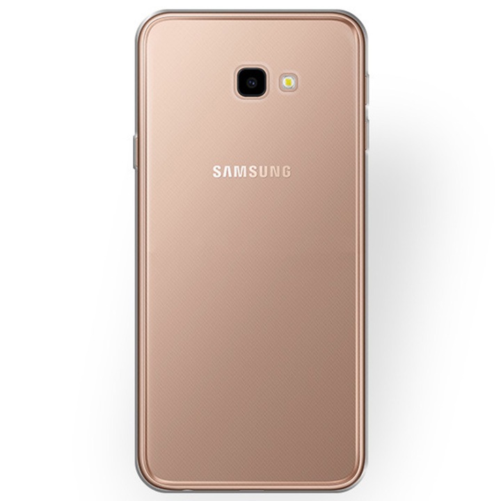Прозрачен калъф, съвместим със Samsung Galaxy J4 Plus, Slim fit, Anti-slip, Минималистичен дизайн, 1 mm