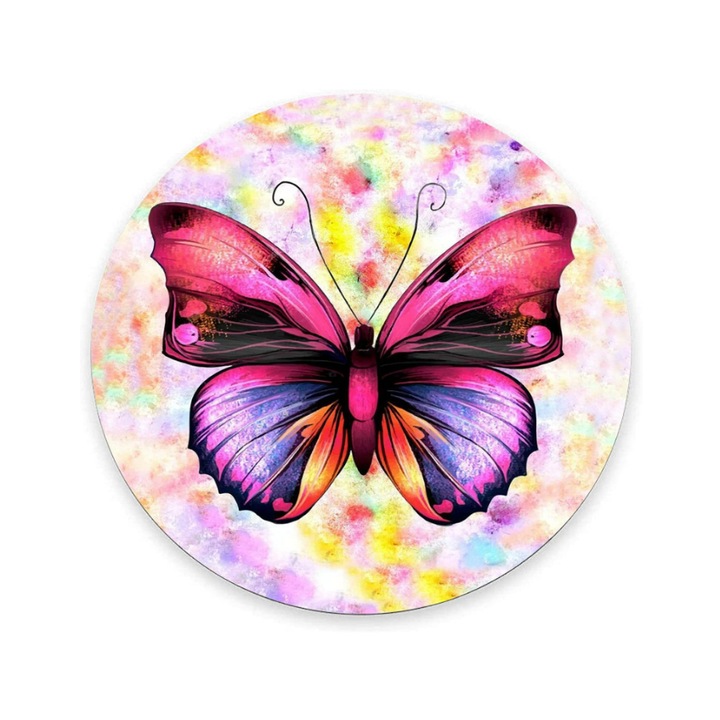 Mousepad Fluture, 20 x 20 cm, Creative Rey®