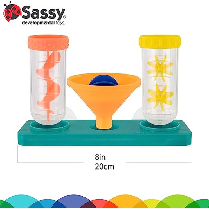 Jucarie de baie. Toarna&Exploreaza. Set, 5 buc. Multicolore