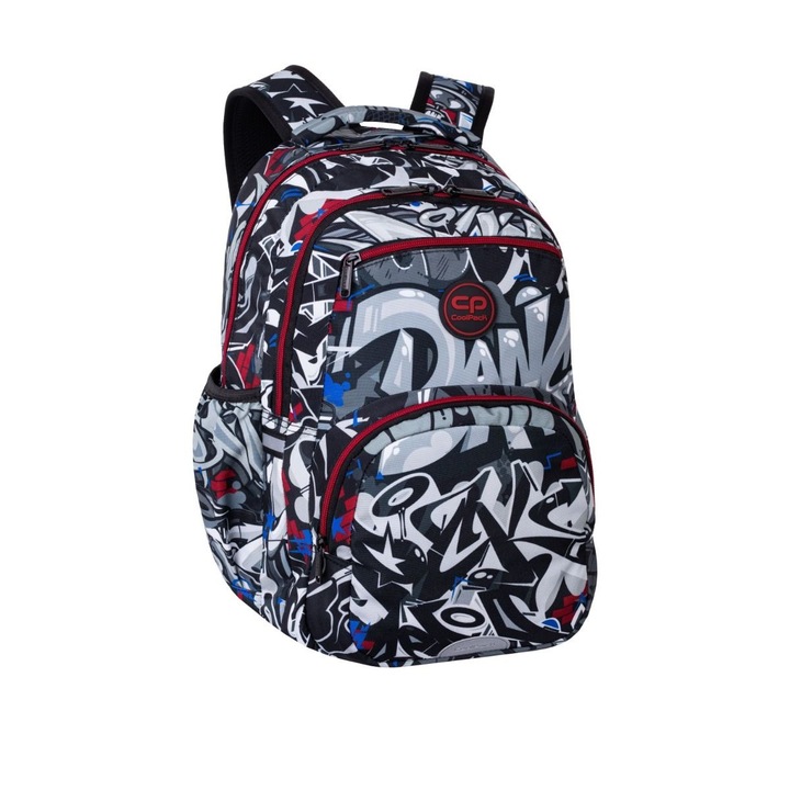 Iskolai hátizsák CoolPack, Pick, Street Art, 30 x 41 x 16, Többszínű