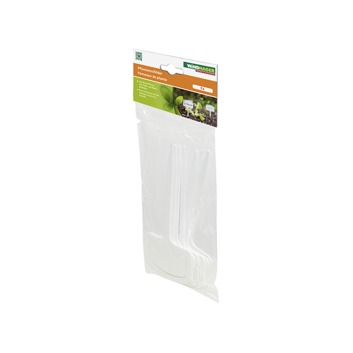 Set farfurii pentru flori si plante, Hydrostab Windhager HS0570089, Plastic, 6x15 cm, Alb, 7 bucati