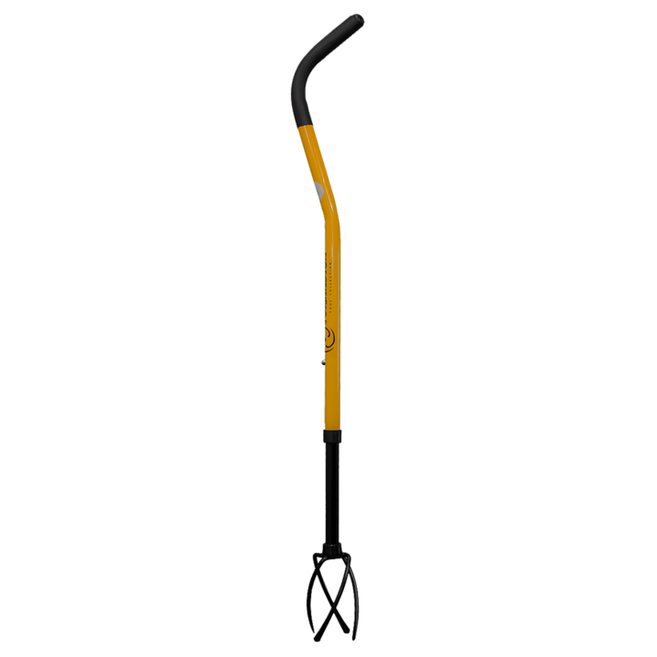 Ръчен култиватор Hydrostab Tornadica Mini, За малки парцели, Работа с 1 ръка, Тегло 700 g, Дължина 60 см, Цвят Черен/Жълт