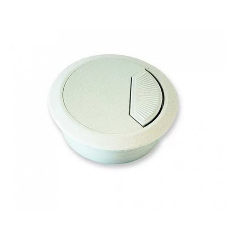 Iesire cablu 60 mm alb