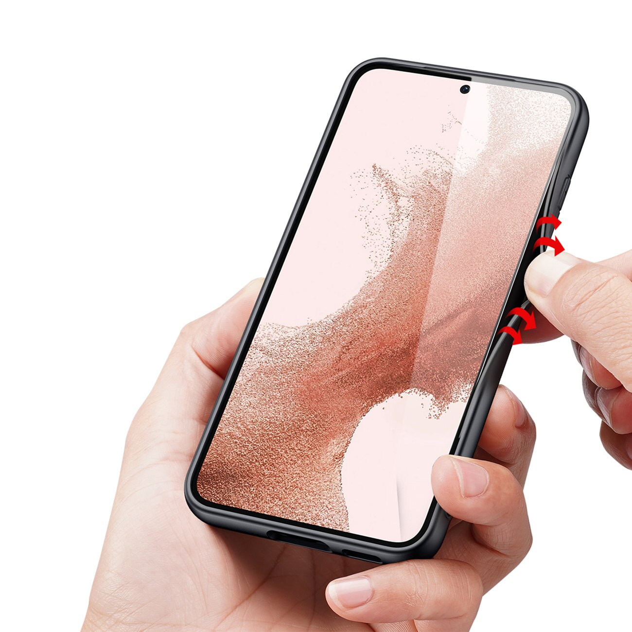 Husa telefon, Dux Ducis Fino, poliuretan, gri, pentru Samsung Galaxy S23+