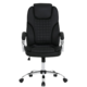 Scaun ergonomic Arka B171 negru, piele ecologica, design ergonomic, foarte rezistent, brate si baza metalica, amortizor 150kg, functie balans