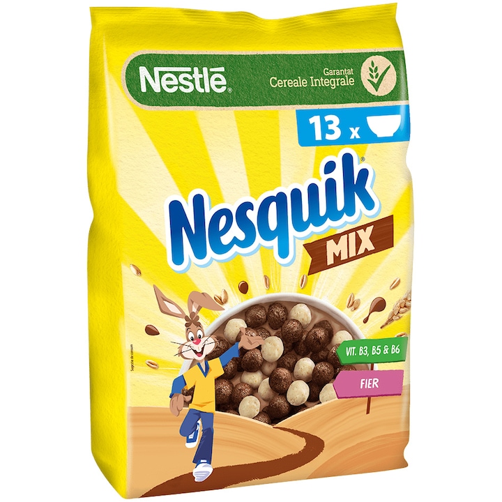 Cereale integrale mic dejun Nesquik Mix, 400g