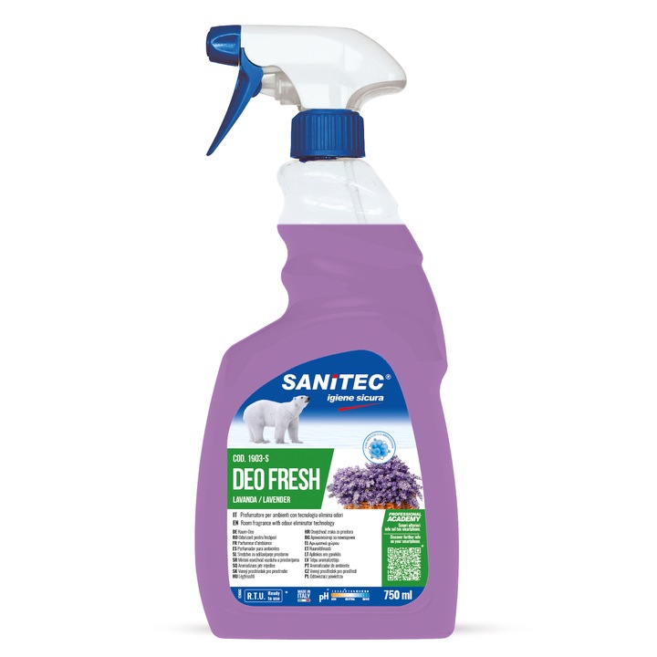 Sanitec Deo Fresh Lavender- Légfrissítő levendula illattal 750 ml