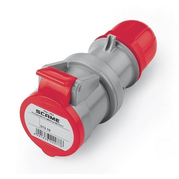 Промишлен подвижен контакт, 3P+Е, 16A, IP54, серия Optima SCAME