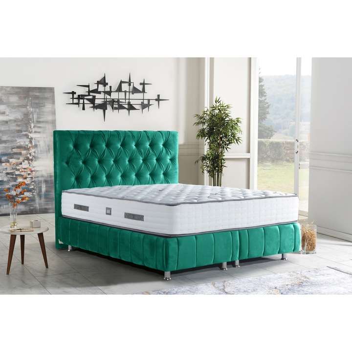 Pat Ferantes, 160x200 cm, tapitat, verde