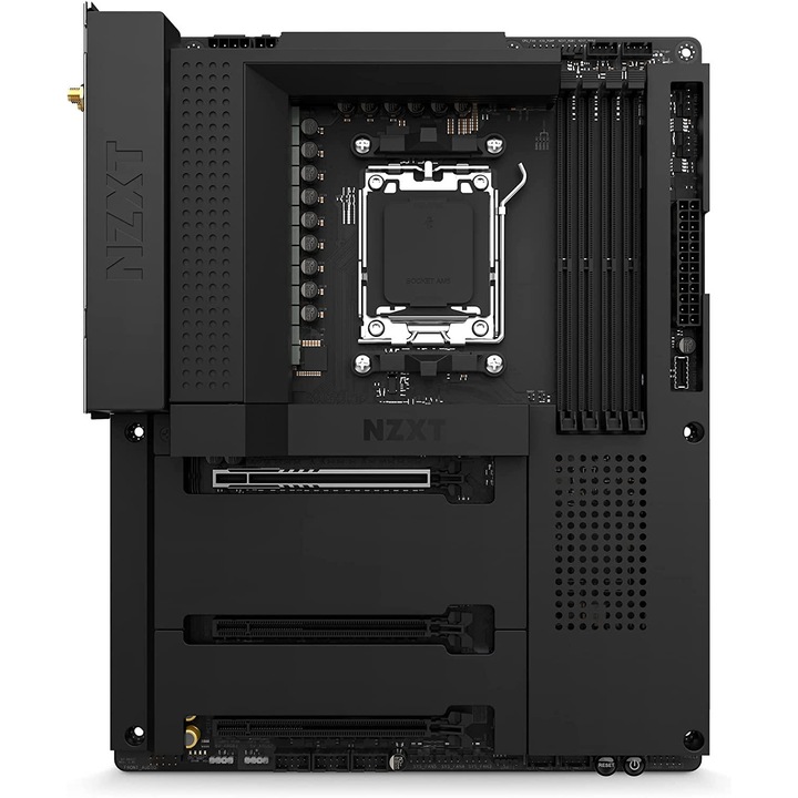 Дънна платка NZXT N7 B650E AM5, DDR5, WiFi 6E, PCIe 5.0 N7-B650E-B1