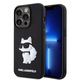 Husa Karl Lagerfeld 3D Rubber Choupette compatibila cu iPhone 14 Pro, Negru