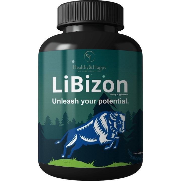 LIBIZON Pastile pentru potenta si libido testosteron 30 Capsule Natural Viagra