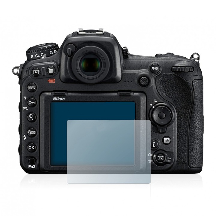 Set Folie 3 Bucati Protectie Ecran Aparat Foto Pentru Nikon D500, Hydrogel Regenerabil, Flexibil, Ultra Durabil, Optim Protection Technology