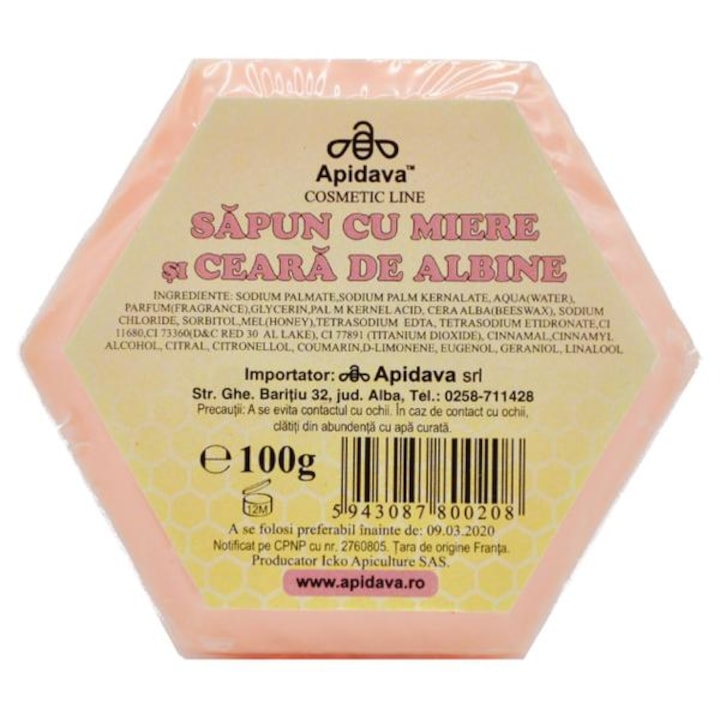 Sapun Cu Miere Si Ceara De Albine 100g EMAG ro sapun-cu-miere-si-ceara-de-albine-100g-emag-ro