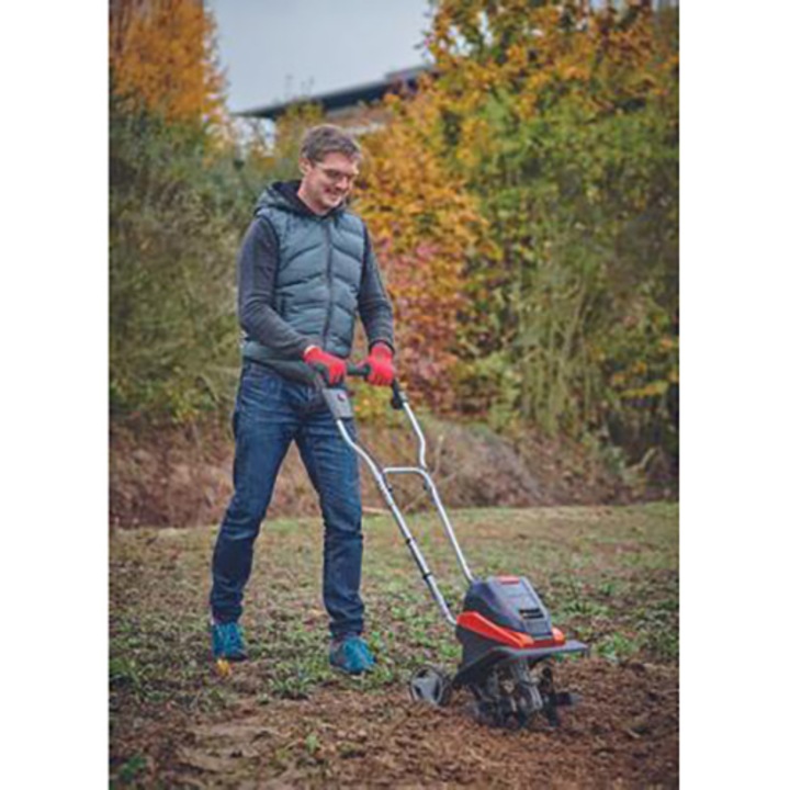 Einhell Power-X-Change GE-CR 30 Li Akkumulátoros rotációs kapa, 18 V, 4 penge, munka szélesség 30 cm