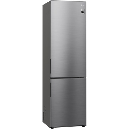 Combina frigorifica LG GBP62PZNAC, 384 l, No Frost, DoorCooling+, Linear Cooling, Compresor Inverter Linear, H 203 cm, Inox