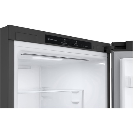Combina frigorifica LG GBP62PZNAC, 384 l, No Frost, DoorCooling+, Linear Cooling, Compresor Inverter Linear, H 203 cm, Inox