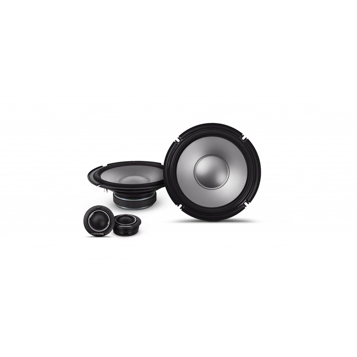 Комплект говорители за кола Alpine серия S, двукомпонентни, S2-S80C, 20 см, 260W, 85W RMS