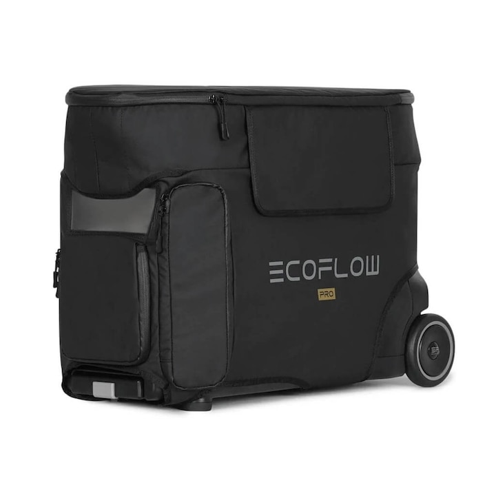 Водонепромокаема и устойчива чанта, за пренасяне на EcoFlow Delta Pro, черен