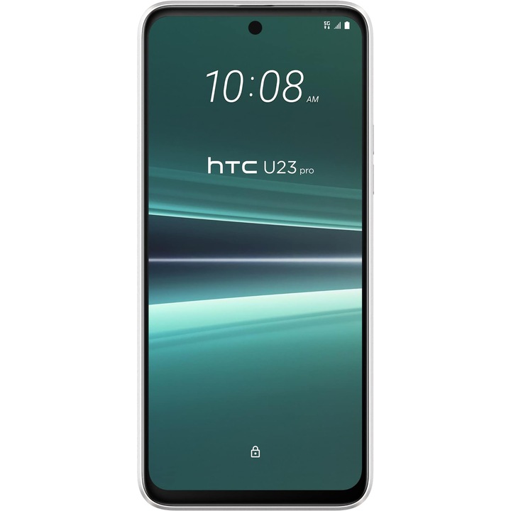 Мобилен телефон HTC U23 Pro, Dual SIM, 256 GB, 12 GB RAM, 5G, Snow White