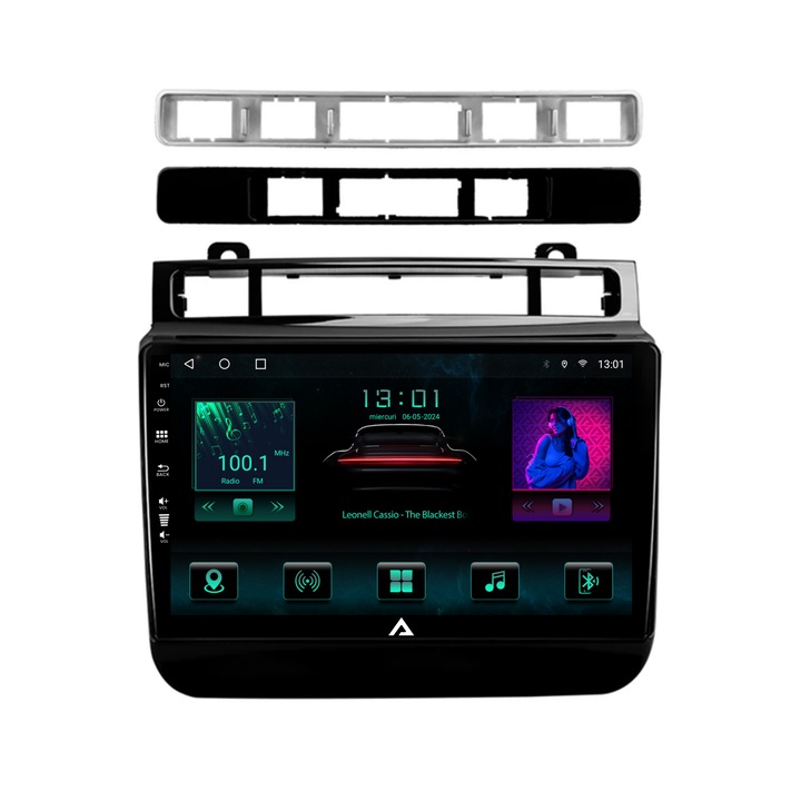 Navigatie Autodrop Volkswagen Touareg (2010-2018), Android 13, A-Octacore, 4GB RAM, 64GB ROM, 9 Inch - AD-BGA9004, AD-BGRKIT051