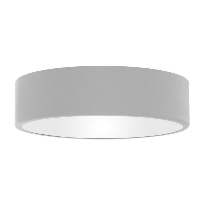 Plafoniera, Temar, Metal, 2xE27, 48W, 230V, Gri