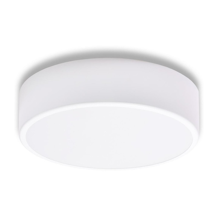 Plafoniera, Temar, Metal, 2xE27, 24W, 230V, Alb