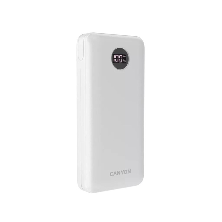Canyon CNE-CPB2002W Power Bank 20000mAh fehér (CNE-CPB2002W)