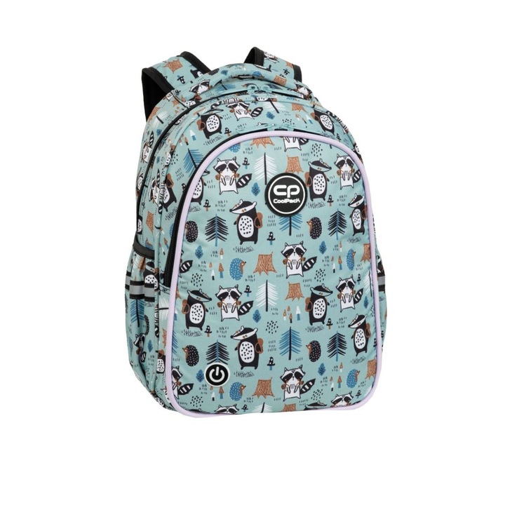 Coolpack Luminous iskolai hátizsák Jimmy Shoppy, 39 x 28 x 17 cm