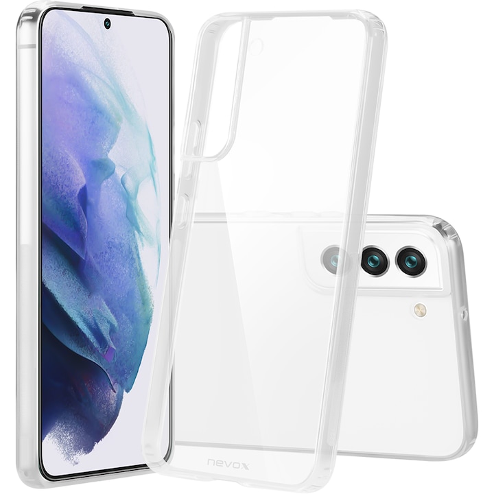 Husa pentru Samsung Galaxy S22+ 5G S906, Nevox, StyleShell FlexShock, Transparenta
