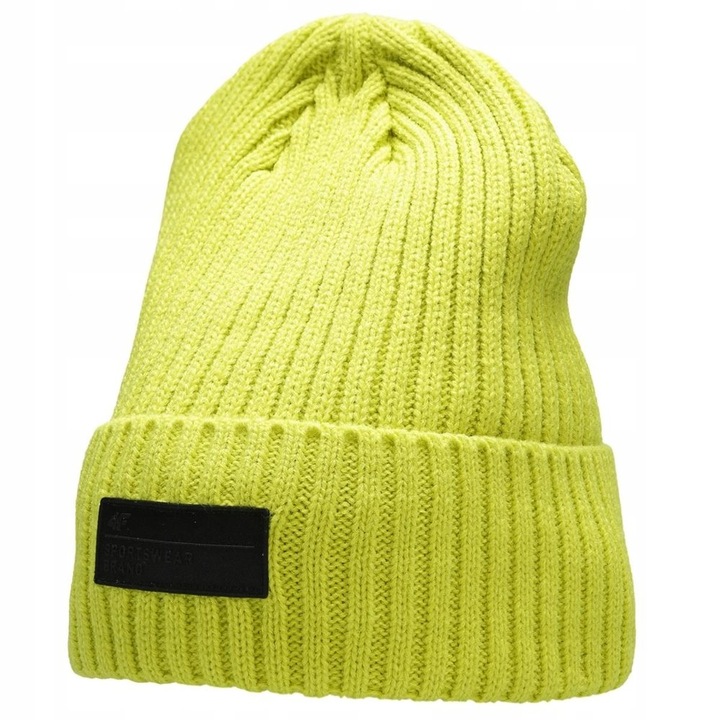 Caciula barbati, 4F, Acril, Verde neon, M