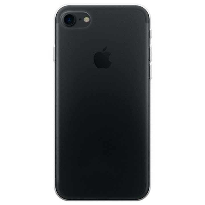 Átlátszó tok, kompatibilis iPhone 7/8 telefonnal, Vékony illeszkedés, Csúszásgátló, Minimalista kialakítás, 1 mm