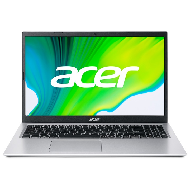 Лаптоп Acer Aspire 3 A315-35-C4RB, NX.A6LEX.021.1TBSSD, 15.6", Intel Celeron N5100 (4-ядрен), Intel UHD Graphics, 8GB 3200MHz DDR4, Сребрист