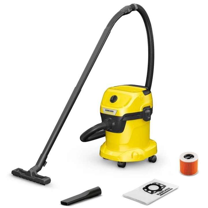 Прахосмукачка за сухо-мокро почистване WD 3 Filter-L 15L 1000W Karcher