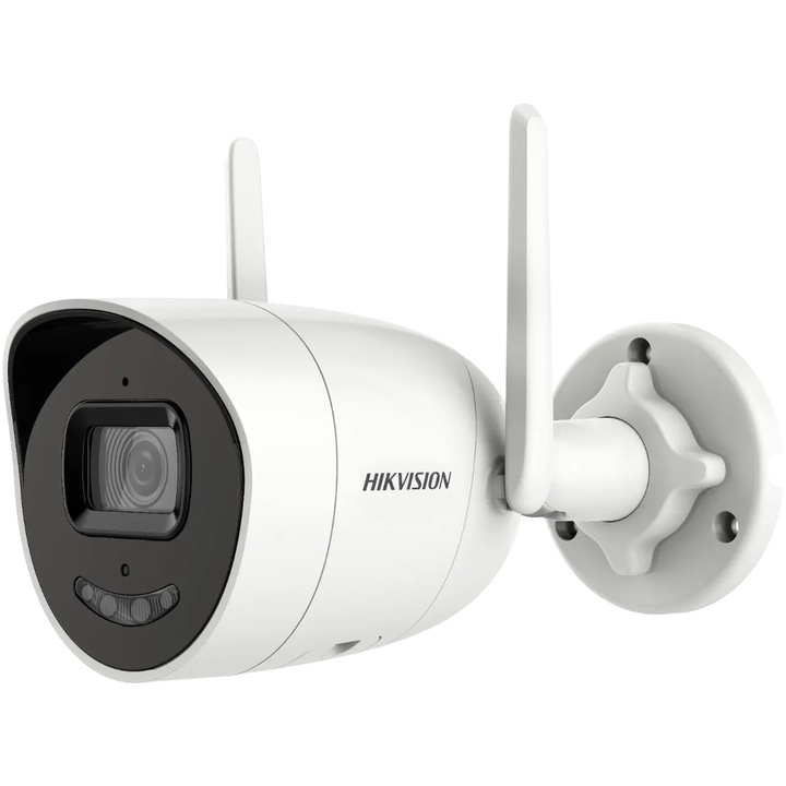 HikVision IP 2MP ColorVu AcuSense фиксирана Bullet камера с вграден микрофон DS-2CV2027G0-LDW