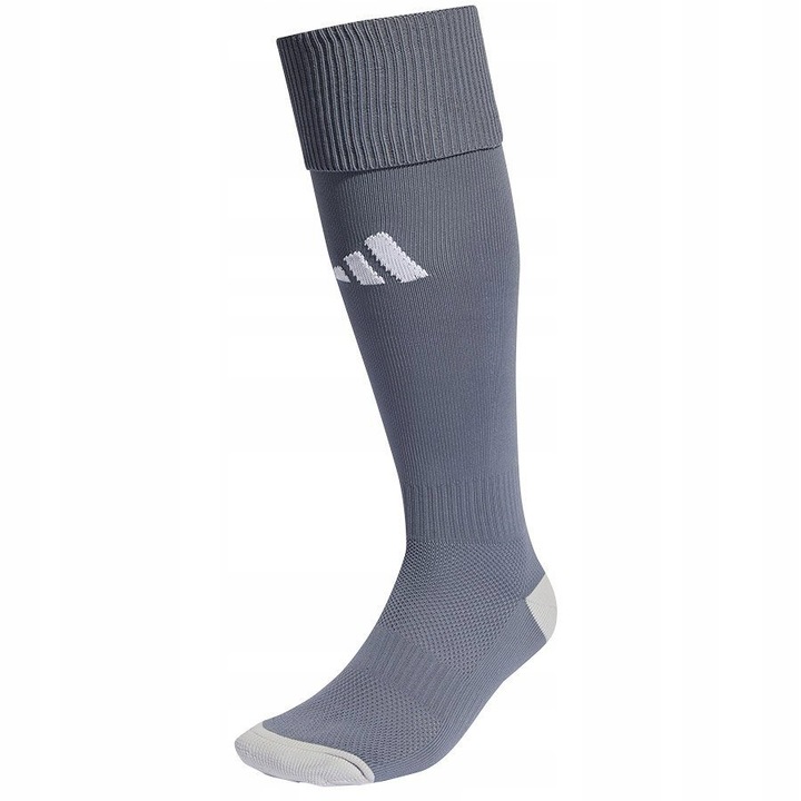 Jambiere fotbal pentru copii, Adidas, Milano 23, Poliester/Elastan, Gri