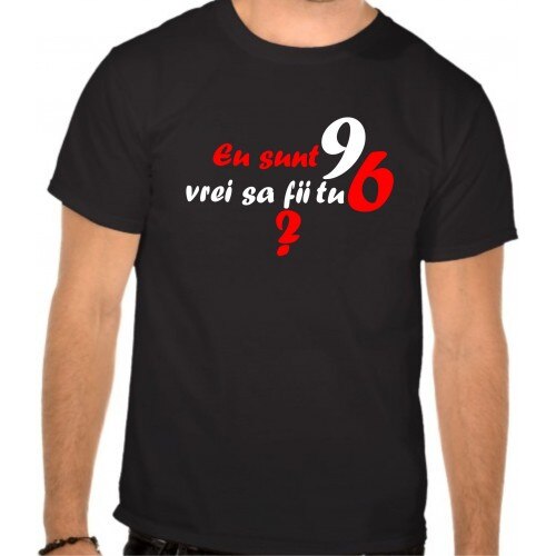 Tricou bumbac, Stedman, negru, marime S, personalizare 