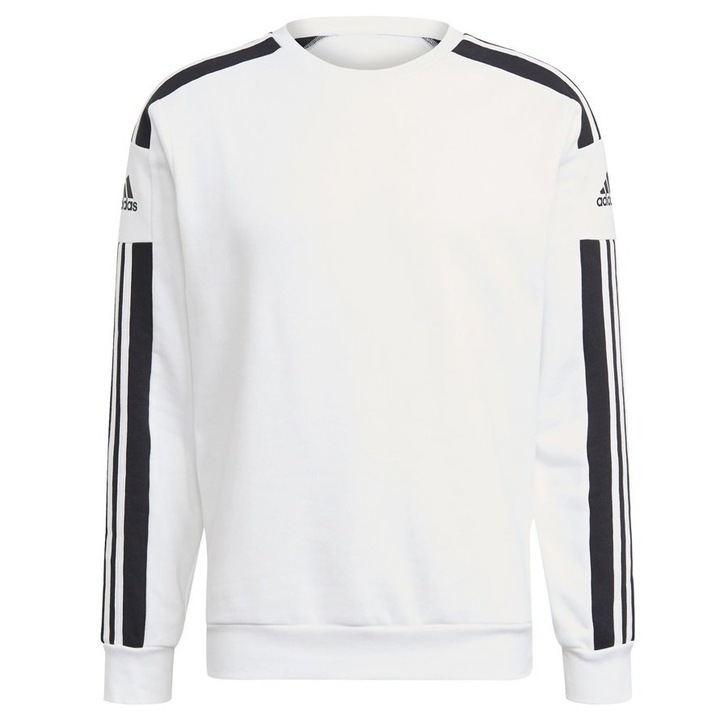 Bluza sport, Adidas, Squadra 21, Bumbac, Alb/Negru, 2XL INTL
