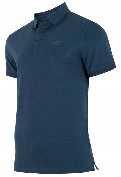 Férfi póló 4F, farmer, pamut, kék, S