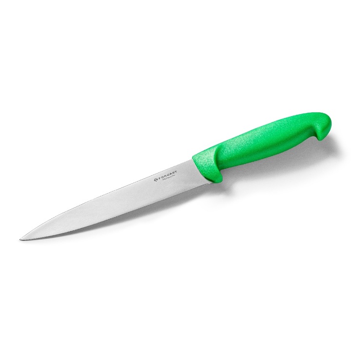 Cutit de Bucatar HACCP, Verde, 18 cm, Forgast