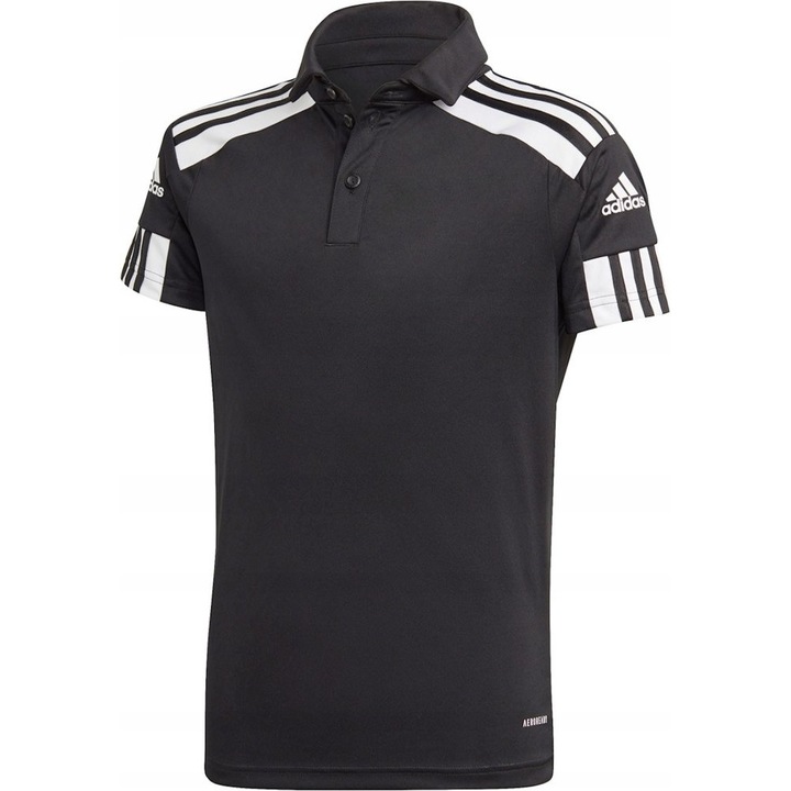 Детска тениска, Adidas, Полиестер, Черна, 176 см