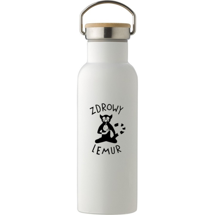 Бутилка, Металик, Дръжка, 500мл