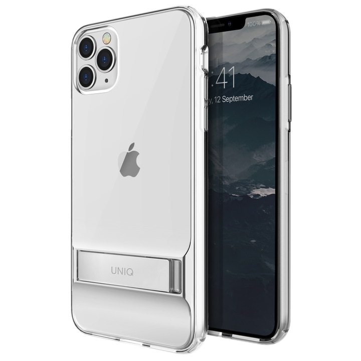 Капак за Apple iPhone 11 Pro Max, UNIQ, Cabrio, Прозрачен